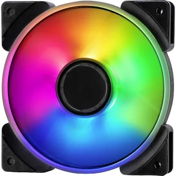 PC ventilátor Fractal Design Prisma AL-12 PC větrák s krytem černá, bílá (š x v x h) 120 x 120 x 25 mm