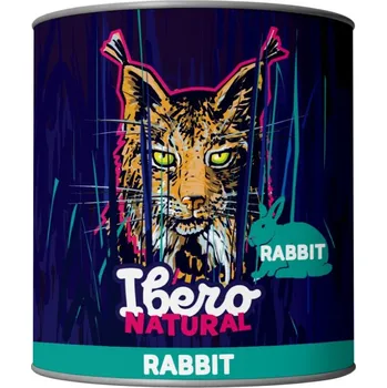 Krmivo pro kočku Ibero Natural Cat konzerva Rabbit 15x200g