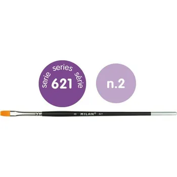 Umělecký štětec Štětec Milan toray plochý č.2