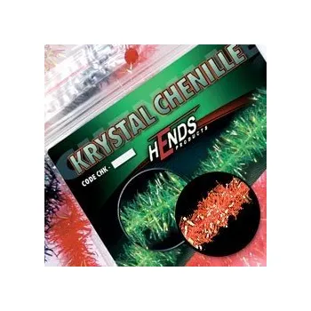 Umělá nástraha HENDS KRYSTAL CHENILLE - OHNIVĚ ORANŽOVÁ FLUO Průměr: 10 mm