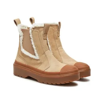 Dámská zimní obuv Kotníková obuv s elastickým prvkem Converse Chuck Taylor All Star Chelsea Lugged A09257C Béžová 38_5