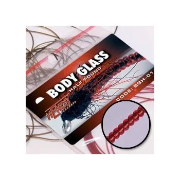 Umělá nástraha HENDS BODY GLASS HALF ROUND - VÍNOVĚ ČERVENÁ