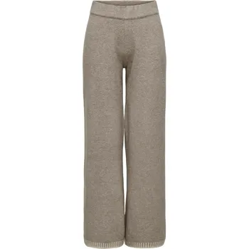 Dámské kalhoty Only dámské pletené kalhoty Silma hnědé Velikost: M
