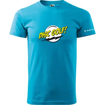 Pánské tričko ARTIS Tričko Artis Discgolf - tyrkysová