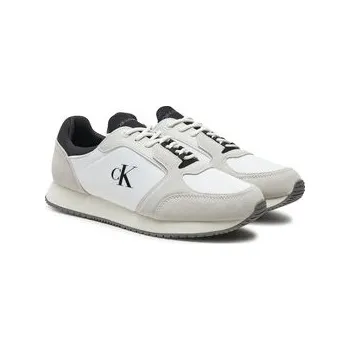 Oblečení a móda Sneakersy Calvin Klein Jeans Retro Sock Runner Mg Wmm YM0YM01152 Bílá 41