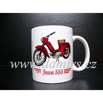 Hrnek s motivem Jawa 555