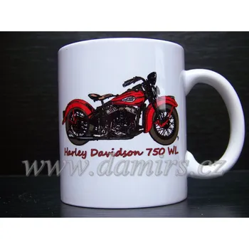 hrnek s motivem Harley Davidson 750 wl