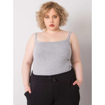 Basic Feel Good Dámský top Laroui šedá 3XL