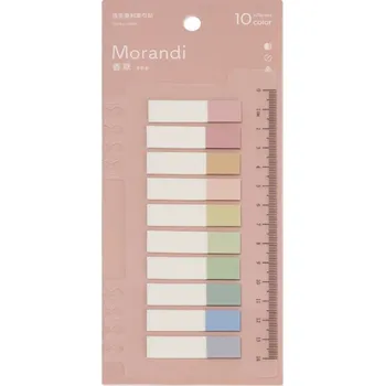 Doplněk ke knize CuteArt Samolepicí transparentní záložky - Pastel Note Half