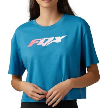 Dámské tričko Triko Fox Morphic Crop Tee Blueberry L