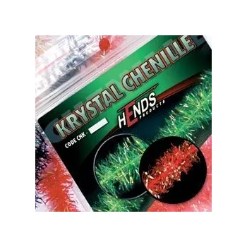 Umělá nástraha HENDS KRYSTAL CHENILLE - ČERVENÁ Průměr: 15 mm