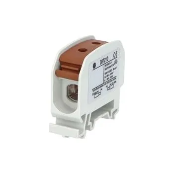 Eleman Svorka univerzální RKA 35 L B, 125A, 1pól., AL/CU, hnědá, na DIN/ na panel