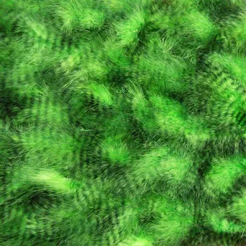 Umělá nástraha HENDS GRIZZLY MARABOU - chartreuse / černě pruhovaná GM308