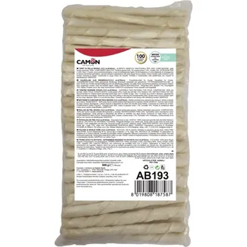 Pamlsek pro psa Kroucená bůvolí tyčka 100ks 12.5cm x 9/10mm