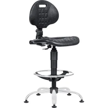 Dílenská židle 1290 PU SYN polyuretanová, nastavitelná výška opěráku