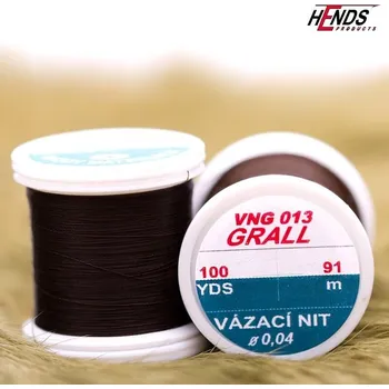 Umělá nástraha HENDS GRALL - HNĚDO-ČERNÁ VNG..13 Průměr: 0,04 mm