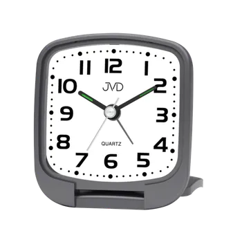 Budík JVD Kapesní svítící černý budík JVD SR808.3 na cesty