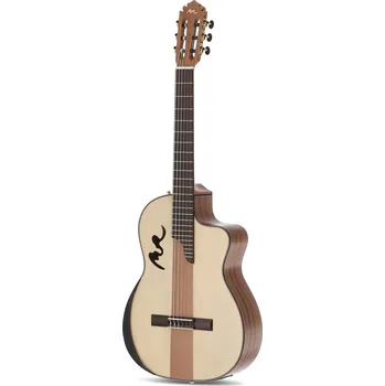 Klasická kytara Manuel Rodriguez Electro-acústica Café Cortado CutawayCurly Walnut satén 142868