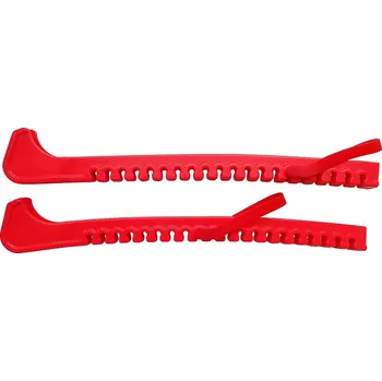 Chránič kolene KUBIsport Chrániče krasobruslí plastové červené - 1 pár