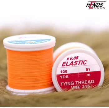 Umělá nástraha HENDS ELASTIC 0,08 mm - ORANŽOVÁ FLUO