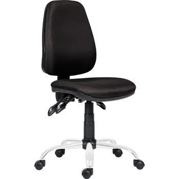 Pracovní židle 1140 Asyn C – kovový kříž a nastavitelný opěrák 150 kg