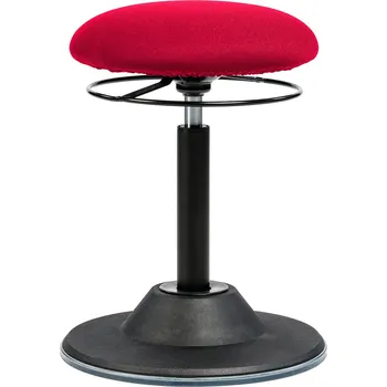 Taburet Kancelářský taburet Hola Red – zlepšete držení těla, nosnost 140 kg