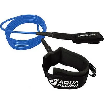 Vodácké vybavení leash AQUADESIGN SUP Straight 9' modrý BLUE one size One Size