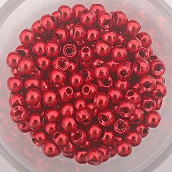 Umělá nástraha HENDS BEAD HEAD - ČERVENÁ ANODIZ. BAR... Balení: 20 ks, Průměr: 2,0 mm