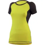 LASTING Dámské merino triko ZITA M ŽLUTÁ