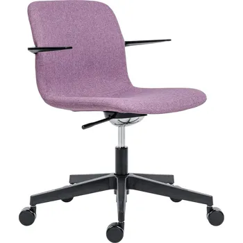 Designové kancelářské křeslo Kona Low s alu područkami, nosnost 150 kg