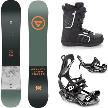 Snowboard Gravity Cosa 24/25 snowboard + Raven Fastec FT360 black vázání + Raven Target obuv 159 cm + XL (EU 43-46) + DÁREK + Doprava ZDARMA