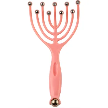 Masážní přípravek WoowYou Masážní přístroj na hlavu Růžový