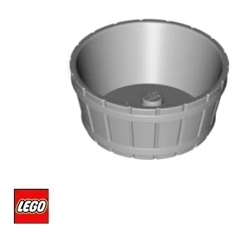 Stavebnice LEGO LEGO® Příslušenství k figurkám LEGO KOŠ / 64951 Barva: Světle-Šedá 64951