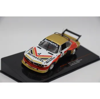autíčko BMW 3.5 CSL Gr.5 #4 J.Fitzpatrick/T.Walkinshaw 6h Silvestrone 1976 IXO 1/43