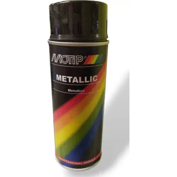 Barva ve spreji MOTIP METALLIC ČERNÝ 400ML