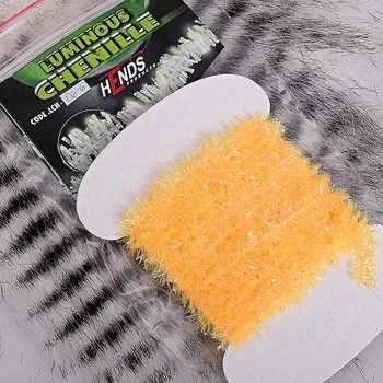 Umělá nástraha HENDS LUMINOUS CHENILLE - FLUO ORANŽOVÁ SVĚTLÁ. CHL06 Průměr: 4 mm