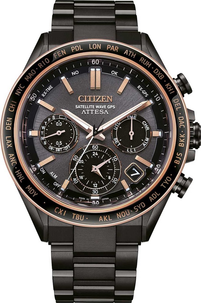 Citizen Attesa Satellite Wave GPS 45mm 10ATM CC4074-61W
