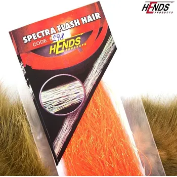 Umělá nástraha HENDS SPECTRA FLASH HAIR - ORANŽOVÁ FLUO