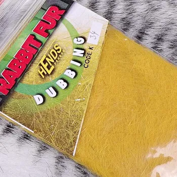 Umělá nástraha HENDS RABBIT FUR DUBBING - ŽLUTÁ