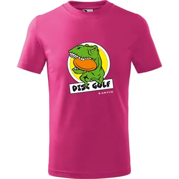 Chlapecké tričko ARTIS Dětské tričko Artis T-Rex - malinová