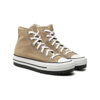 Pánská móda Plátěnky Converse Chuck Taylor All Star City Trek Hi A10189C Béžová 39