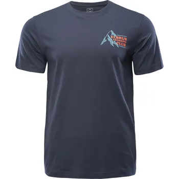 Pánské Tričko s krátkým rukávem ELBRUS MOSEN II M000262596 – Tmavě modrá M