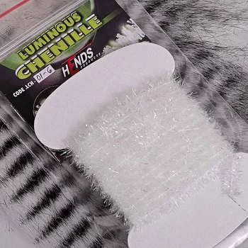 Umělá nástraha HENDS LUMINOUS CHENILLE - BÍLÁ CHL01 Průměr: 4 mm