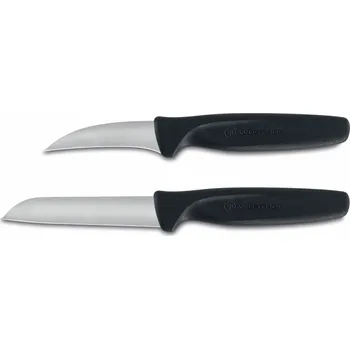 Kuchyňský nůž Wüsthof Create Collection Nože na zeleninu černé, sada 2 ks