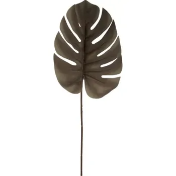 umělá květina Umělá rostlina list 61cm Monstera černý Present Time (Barva-černá)