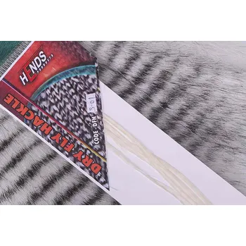 Umělá nástraha HENDS DRY FLY HACKLE - BÍLÁ DFH01 Velikost: L - hook 8-10