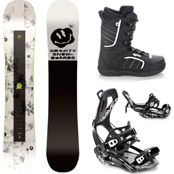 Snowboarding Gravity Madball 25/26 snowboard + Raven Fastec FT360 black vázání + Raven Target obuv 161 cm + L (EU 41-44) + DÁREK + Doprava ZDARMA
