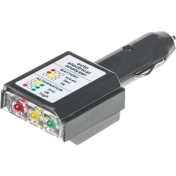 Tester autobaterie Tester zdrojů napětí – rychlá kontrola stavu autobaterie HI-1947