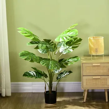 umělá květina Umělá rostlina 17,5 x 17,5 x 120 cm | zelená