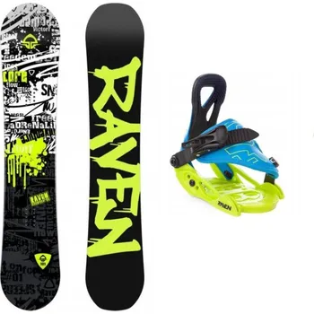 Snowboard Raven Core Junior mini dětský snowboard + Raven s160 vázání 130 cm + vázání XXS (EU 27-30) + DÁREK + Doprava ZDARMA